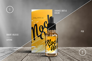 Dropper Bottle Mock-up Vape