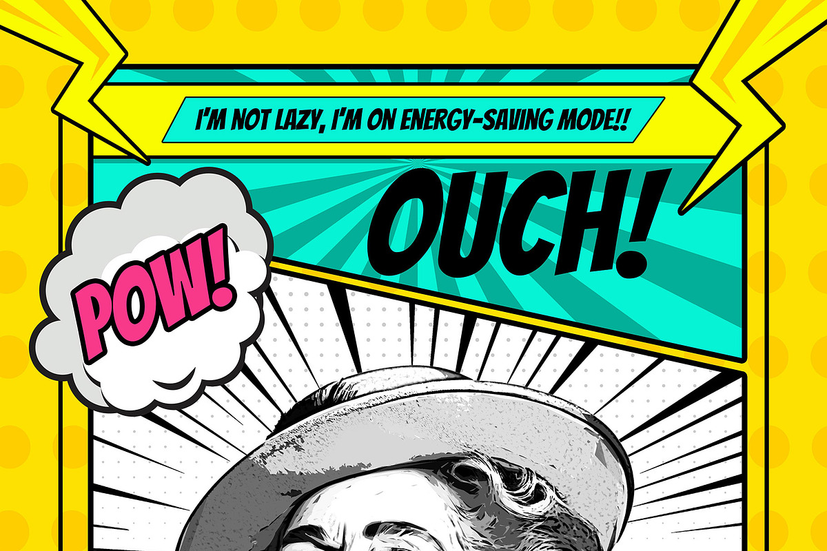 Retro Comic Book Style Poster Art, an Action Add-On by Photoshop Action (Photo 15 of 21)