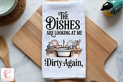 Funny Kitchen Dish Towel PNG, a Background Graphic by Design Station (Thumbnail 4 of 4)