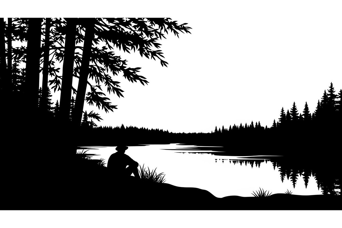 Nature Landscape Silhouette Vector B, an Illustration by Designer_Momina (Photo 18 of 51)