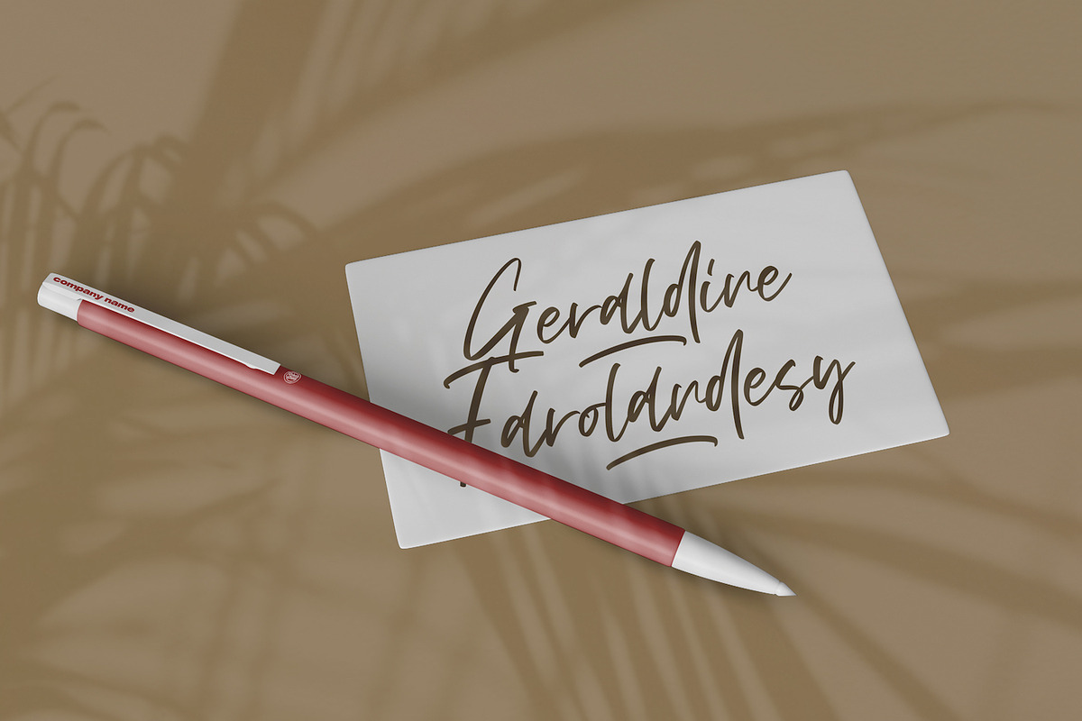 Vezthisory - Handwritten Font preview 4