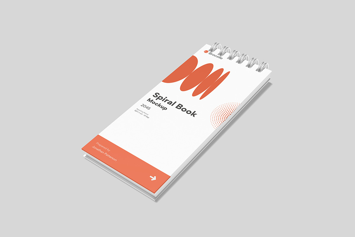 Spiral Book Mockup, a Books & Magazine Mockup by Twins_studio (Photo 3 of 5)