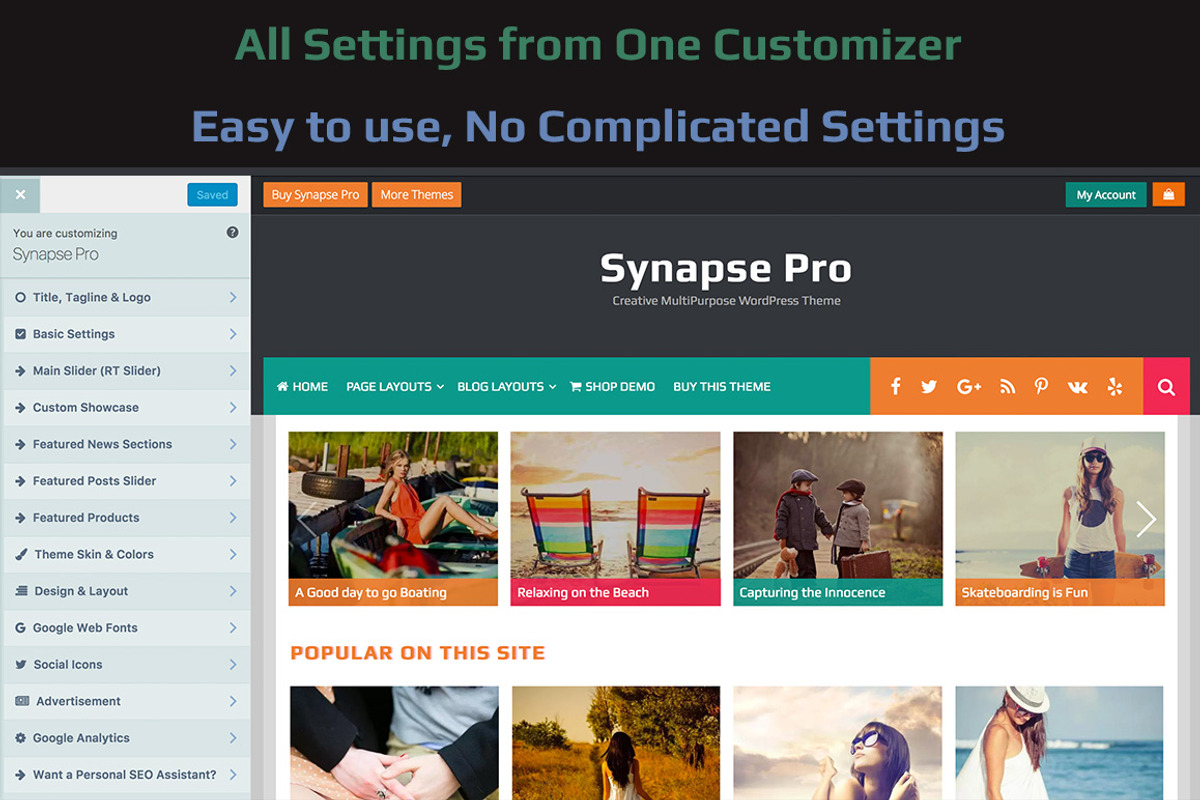 Synapse Pro, a WordPress Template by Rohit Tripathi (Photo 2 of 3)