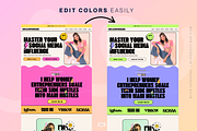 Bold Preppy Canva Website Template, a Landing Page Template by BLDGtheBoutique (Thumbnail 5 of 9)
