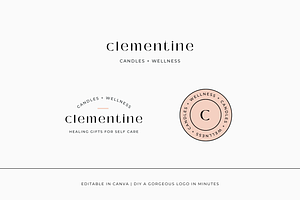 Minimal Logo Template Canva