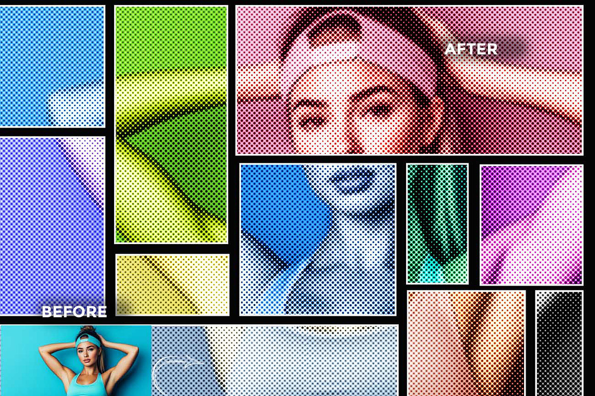 HALFTONE X Experimental Halftone, an Action Add-On by Studio Retouch (Photo 26 of 63)