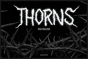Void Briar | Black Metal Font, a Blackletter Font by Denustudios (Thumbnail 2 of 12)