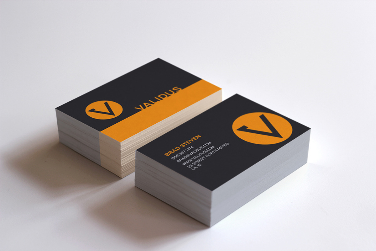 Validus Simple Business Card Design, a Business Card Template by Shahjhan (Photo 2 of 2)