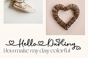 Crowd Heart Script, a Script Font by Siwox Studios (Thumbnail 4 of 10)