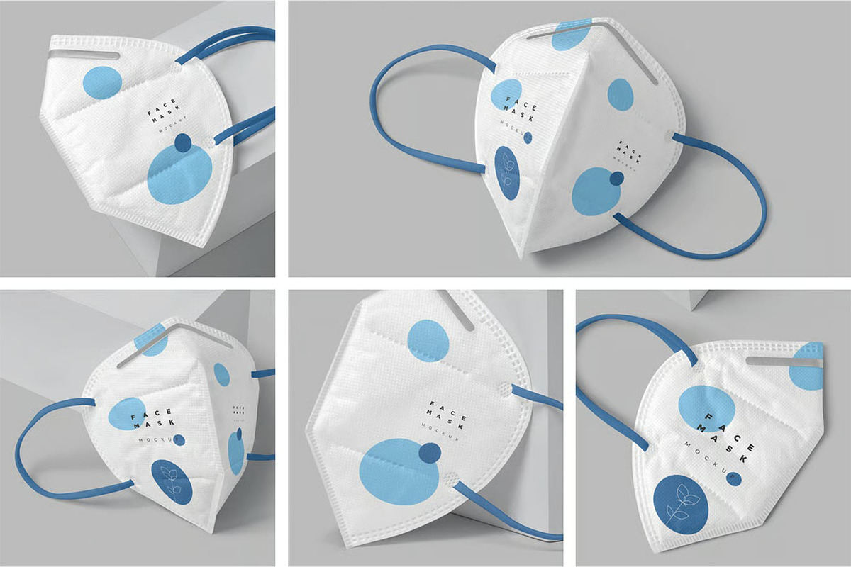 N95 Mask Mockups, a Mask Mockup by megostudi0 (Photo 1 of 7)