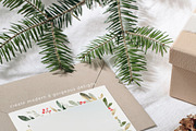 Christmas Wreath Clipart Card Border, a Work Illustration by Essem Creatives (Thumbnail 3 of 8)