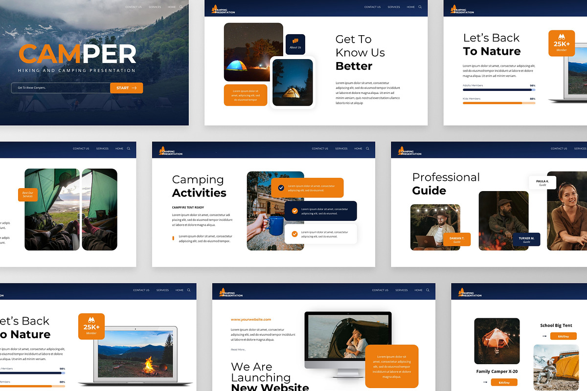 Camping - Outdoor Activity Keynote, a Presentation Template by GraphauseProject (Photo 2 of 6)