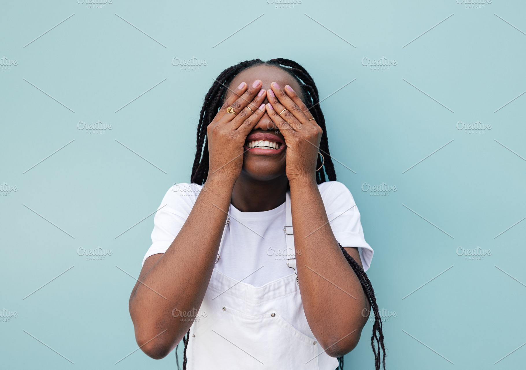 Smiling female with braids, a Person Photo by Artem Varnitsin