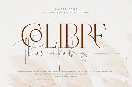 Colibre & Thamepalms | Font Duo
