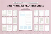 2023 Big Planner Bundle +1800 Pages, a Templates & Theme by SizenS (Thumbnail 14 of 15)
