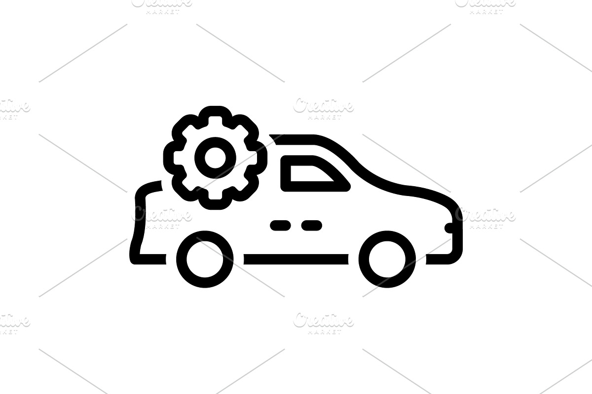 Modification change black icon, an Outline Icon by Creative priyanka