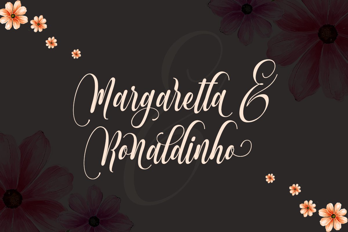 Muthya//Wedding Calligraphy Font preview 6
