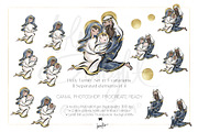 Nativity Scenes Holy Family Clipart, a Seasonal Illustration by KaramfilaS (Thumbnail 5 of 12)