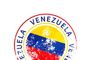 Venezuela Sign Vintage Imprint