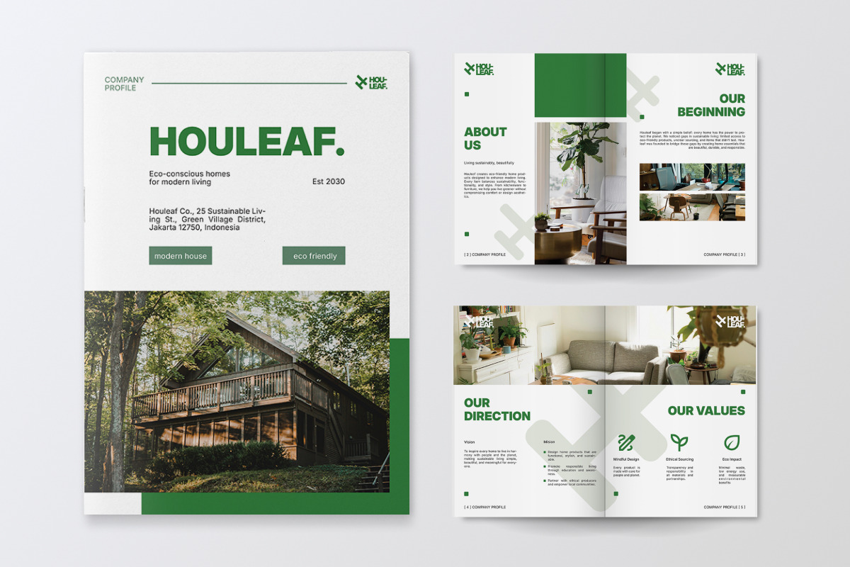 Sustainable Home Company Profile, a Brochure Template by productype1 (Photo 4 of 6)