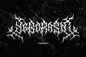 Blasphemy Black Metal Font