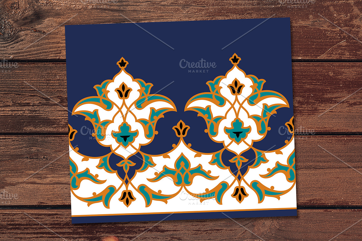 Floral Seamless Border, a Pattern Graphic by Azat1976