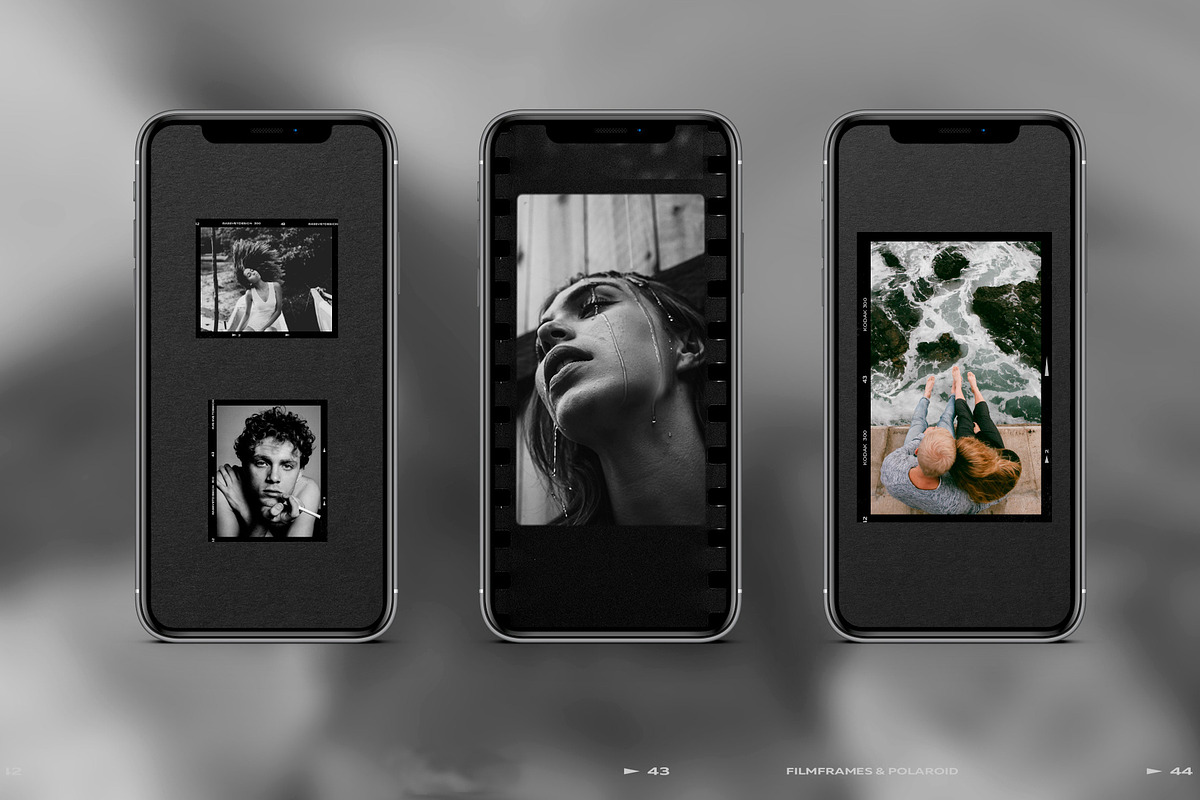 100 Film Frames & Instant Templates, a Social Media Template by The Muza (Photo 5 of 15)