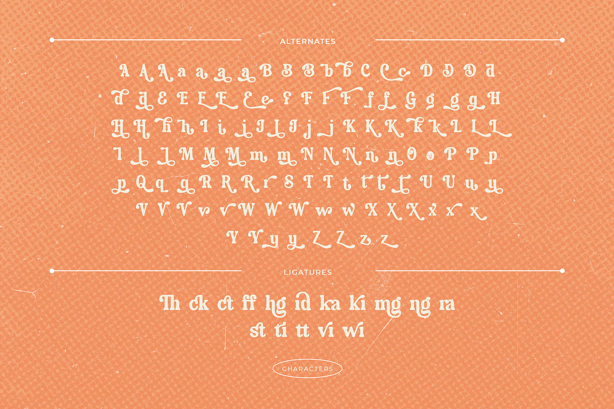 Velvet Mango – Retro Serif Font, a Serif Font by Krismagraph (Photo 10 of 12)