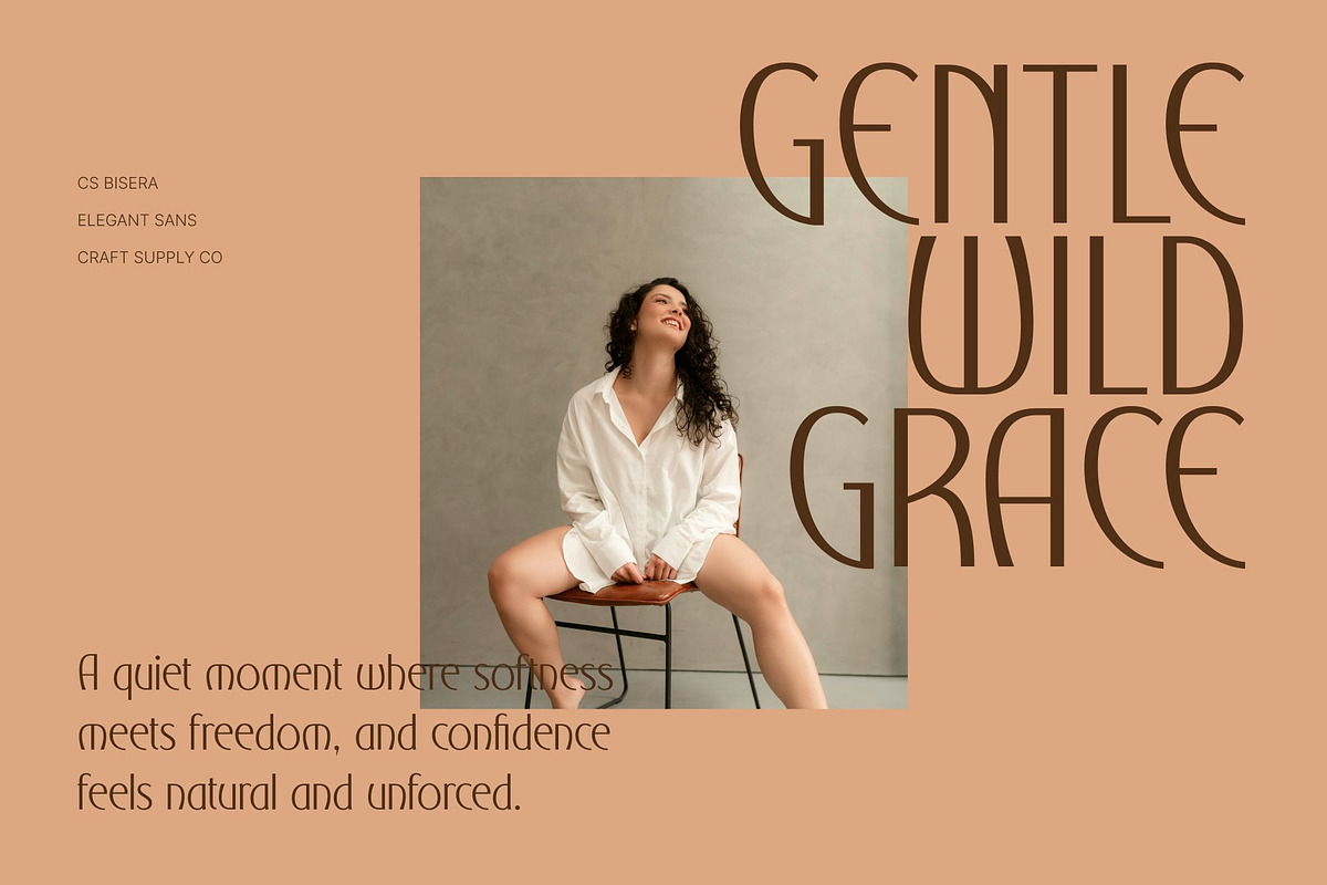 CS Bisera – Modern Sans Serif, a Sans Serif Font by Craft Supply Co. (Photo 6 of 8)
