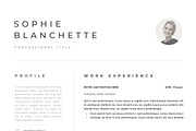 Modern Resume Template CV template, a Resume Template by Resume Angels (Thumbnail 3 of 9)