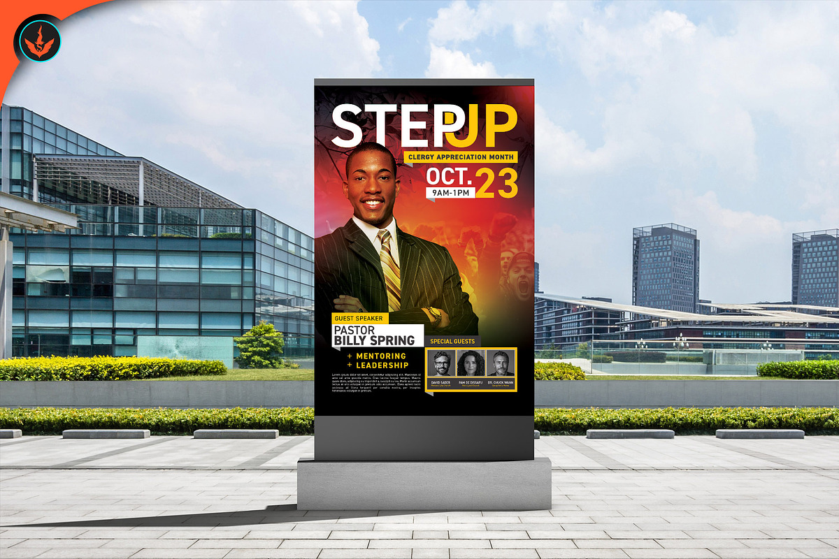 Step Up Photoshop Flyer Template, a Marketing Template by SeraphimChris (Photo 7 of 7)