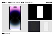 Apple Devices Mockup Bundle, an iPhone Mockup by Renderteam (Thumbnail 17 of 20)