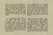 Inkwell Scribe - Medieval Typeface, a Serif Font by HipFonts (Thumbnail 5 of 10)
