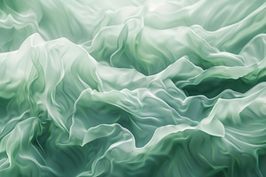 Abstract green waves wallpaper, a Background Photo by AlyaAnd
