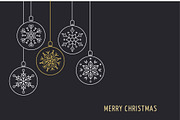 20 geometric snowflakes icons set, an Outline Icon by Marish (Thumbnail 4 of 4)
