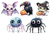 Cute Halloween Animals Sublimation, a Decorative Illustration by Moon Studio (Thumbnail 3 of 4)