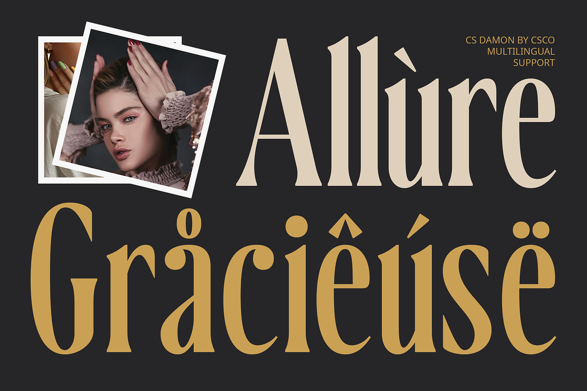 CS Damon – Condensed Font, a Serif Font by Craft Supply Co. (Photo 4 of 8)