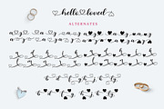 Hello Loved, a Script Font by Cut Story (Thumbnail 8 of 8)