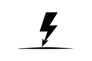 Lightning Power Symbol Silhouette, an Illustration by hafijul (Thumbnail 10 of 15)
