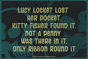 Cryptic Monster a Hallowen Font, a Blackletter Font by Rasiorise Studio (Thumbnail 7 of 12)