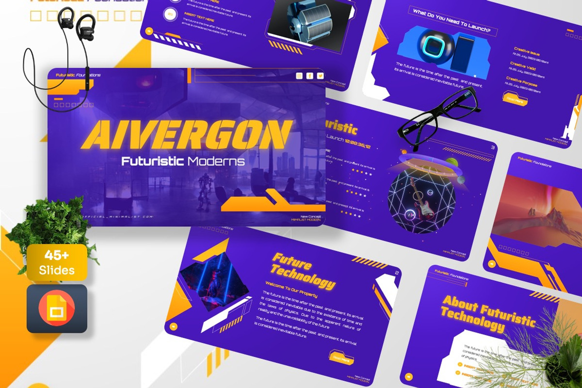 Aivergon - Creative Googleslide, a Presentation Template by Dhabee (Photo 1 of 8)