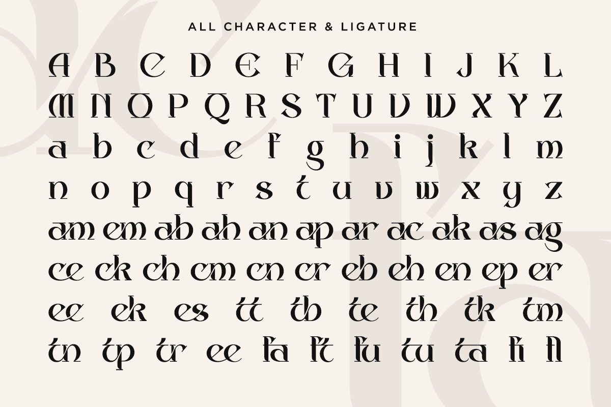 Gifther - Luxury Ligature Serif Font, a Serif Font by Say Studio (Photo 10 of 11)