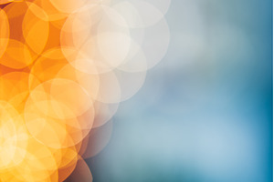 Abstract duotone yellow and blue