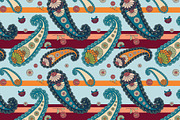 Boho Art Vector Seamless Pattern, a Pattern Graphic by Ania Illustration (Thumbnail 4 of 9)