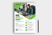 Corporate Business Flyer Template, a Flyer Template by GraphicsBurg (Thumbnail 3 of 3)