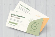 Food and Beverage Gift Voucher, a Card Template by MightyDesign (Thumbnail 3 of 6)