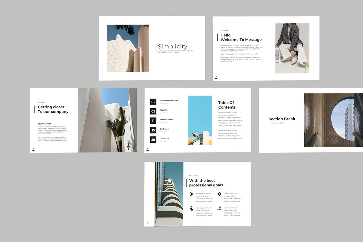 PPT Template - Simplicity, a Presentation Template by Recreative (Photo 2 of 6)