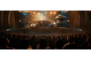 Futuristic Cinema Experience with, a Technology Photo by piter.goskov