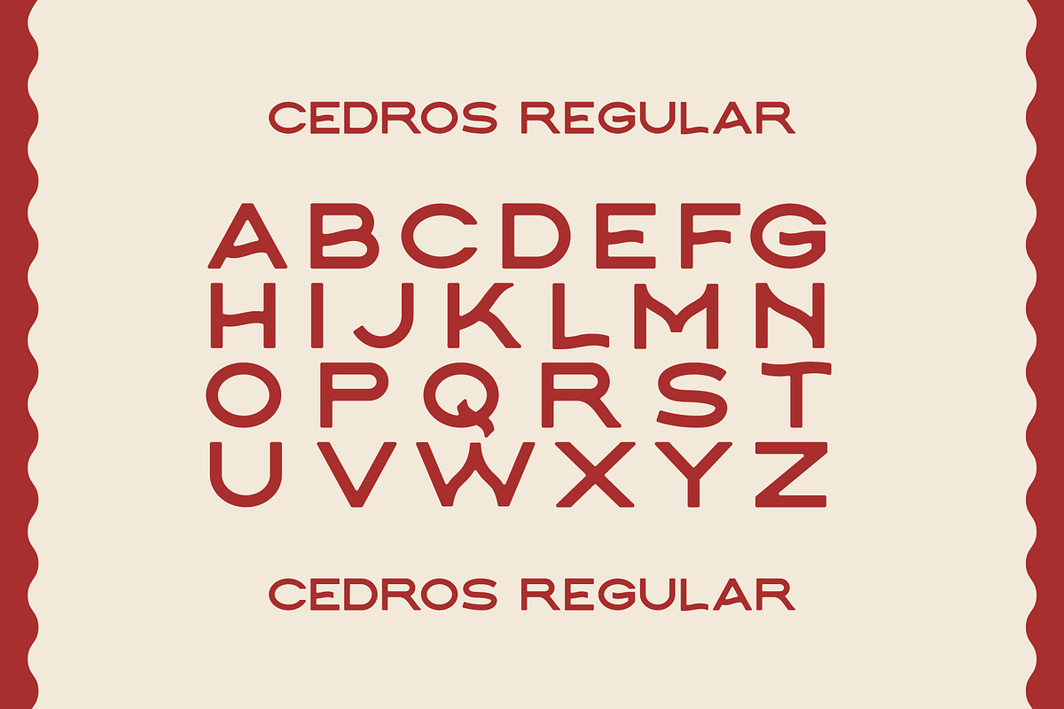 Cedros Typeface, a Sans Serif Font by NienowBrand (Photo 2 of 5)