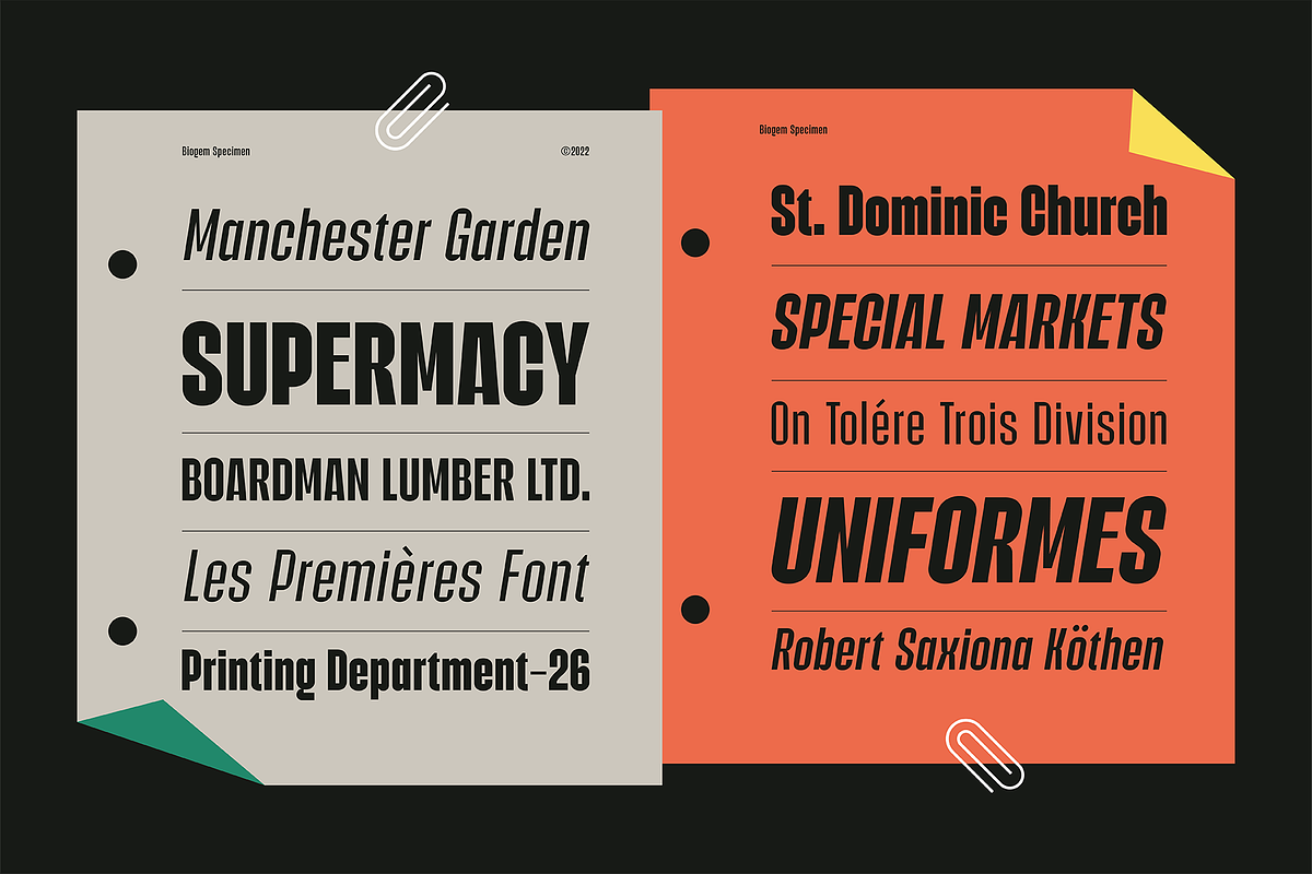 Biogem, a Font by A.Budianto (Photo 3 of 9)